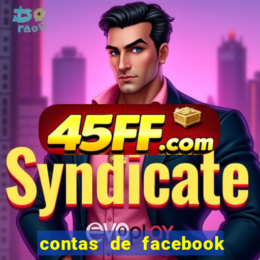 contas de facebook abandonadas com senha e email